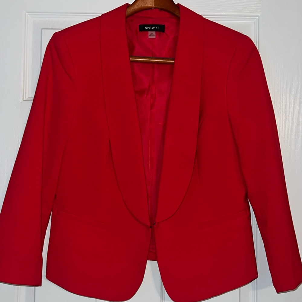 Nine West Red Blazer (12)